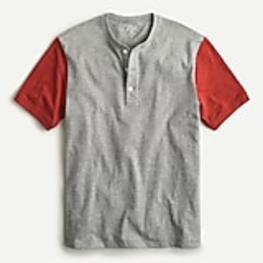 Wallace & Barnes short-sleeve baseball henley